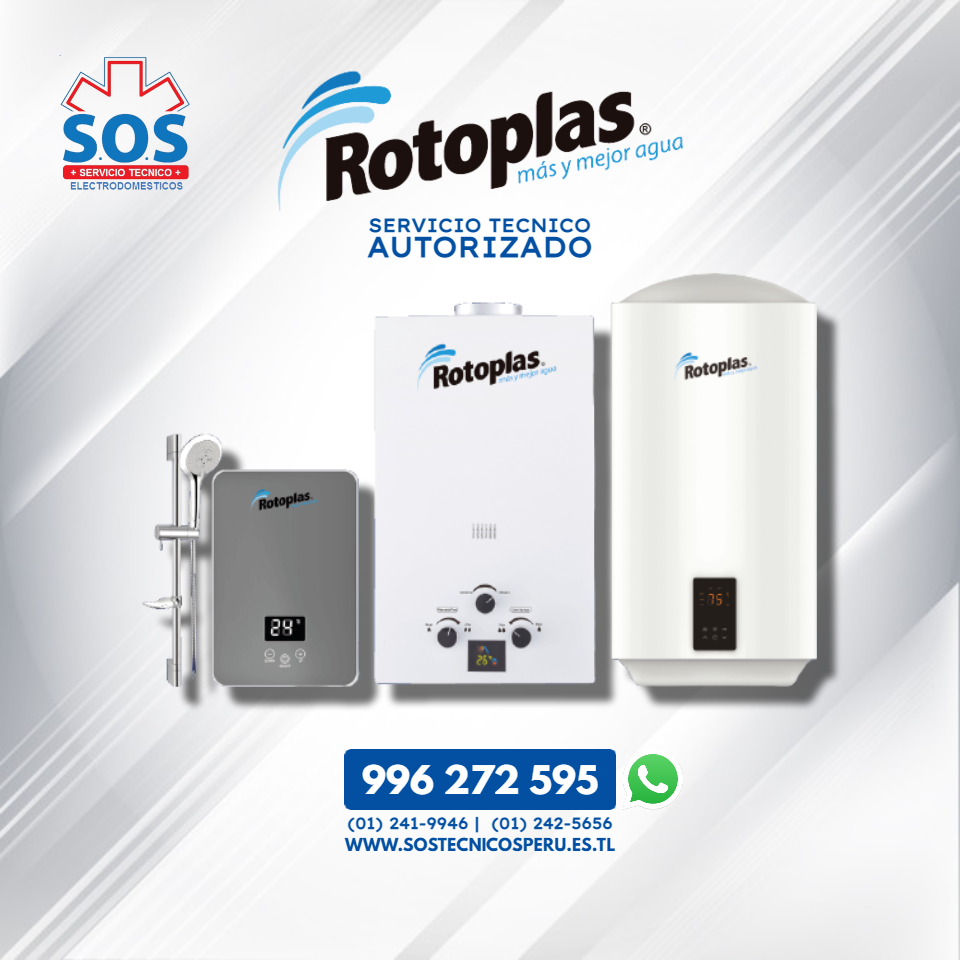 Servicio Técnico de Termas y Termotanques Rotoplas Perú 01 241-9946